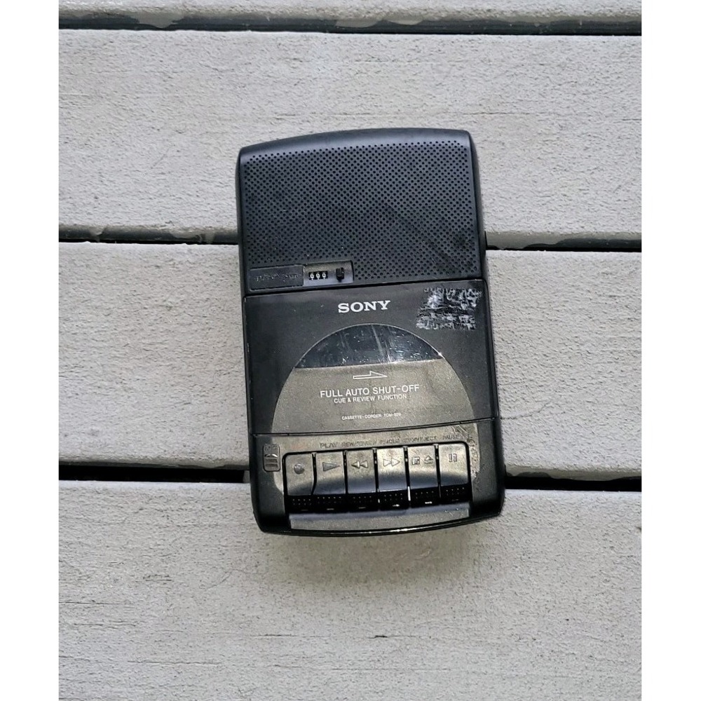 Sony Cassette Corder Portable Tape Player & Recorder TCM-929 Vintage